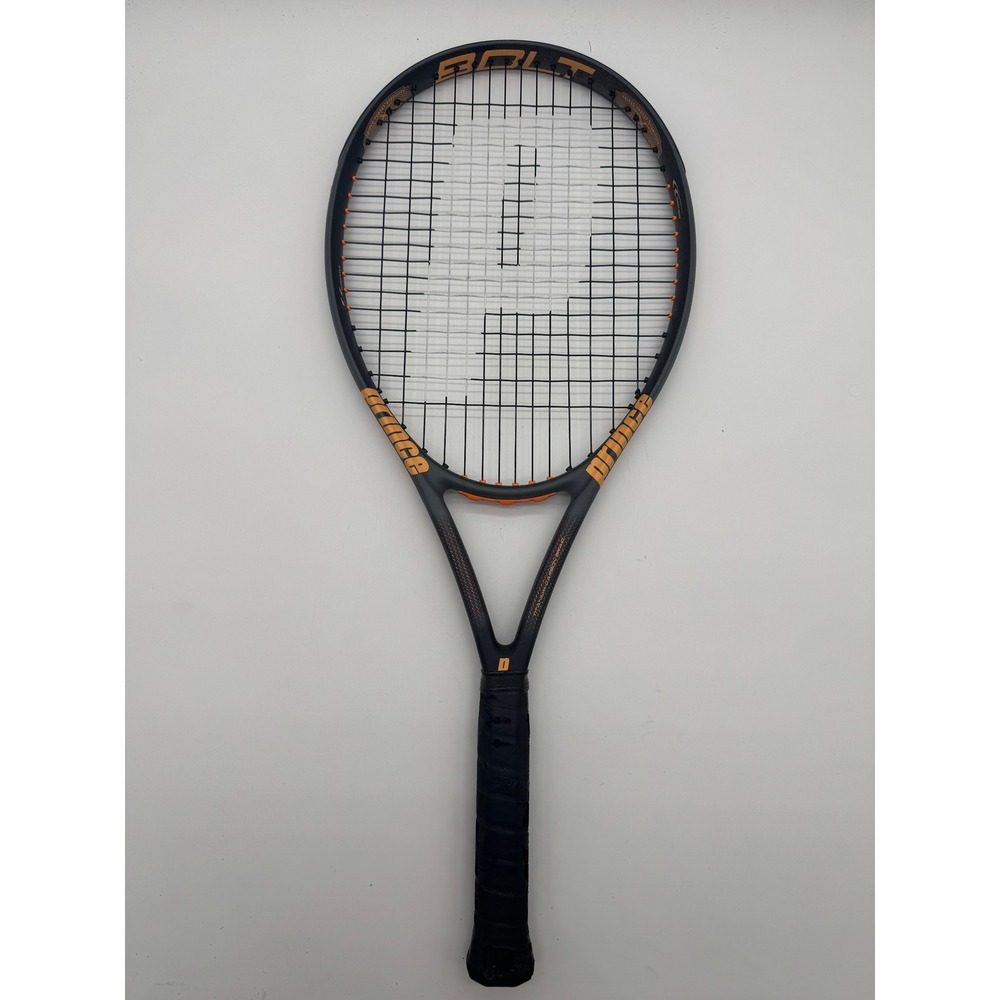 Prince Bolt 110 Oversize Tennis Racquet 9 oz Black Orange 110 sq in PR18TBOLT